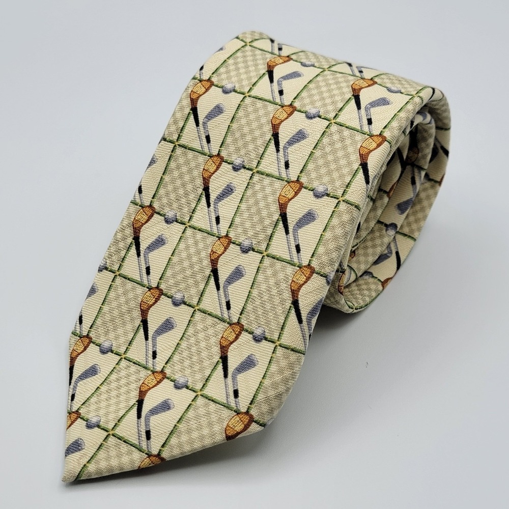 Tommy‎ Bahama Mens Tie Silk Golf Necktie